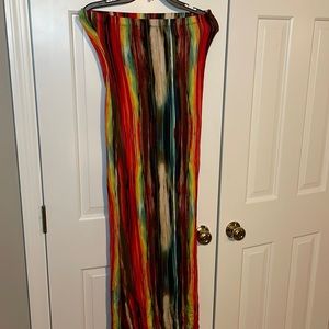 Fashion Nova Multicolored Maxi Dress